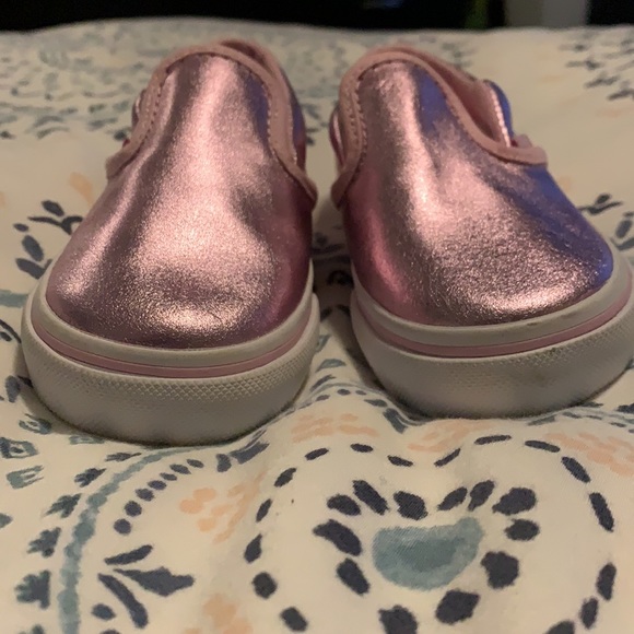 Vans toddler metallic leather slip-on - Picture 5 of 10